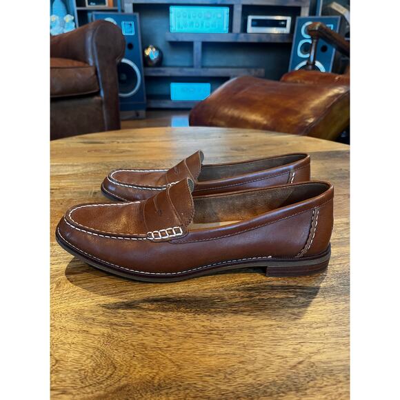 Sperry Seaport STS81928 Leather Penny Loafer Shoes Dark Brown Women's Size US 11 - Picture 3 of 8